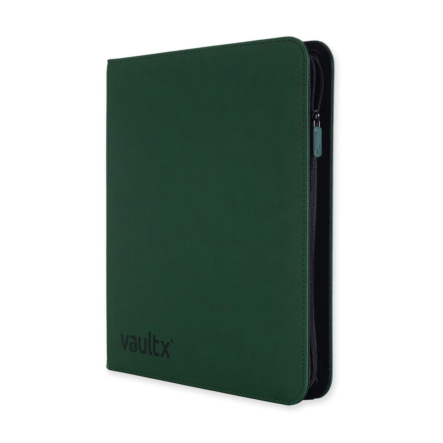 Vaultx 12-Pocket Exo-Tec Zip Binder - Forest Green