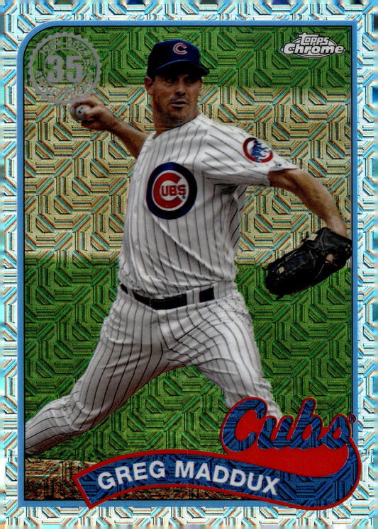 Greg Maddux 2024 Topps Chrome 35th Anniversary Mojo Refractor #T89CU - 8 - Collector Store LLC
