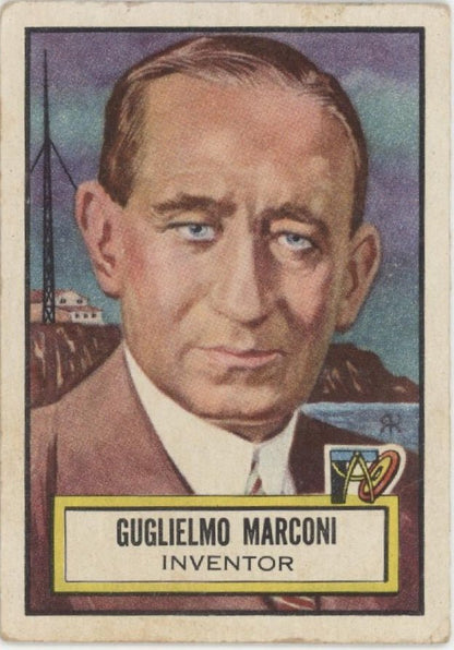 Guglielmo Marconi 1952 Topps Look 'n See #69 VG - Collector Store LLC