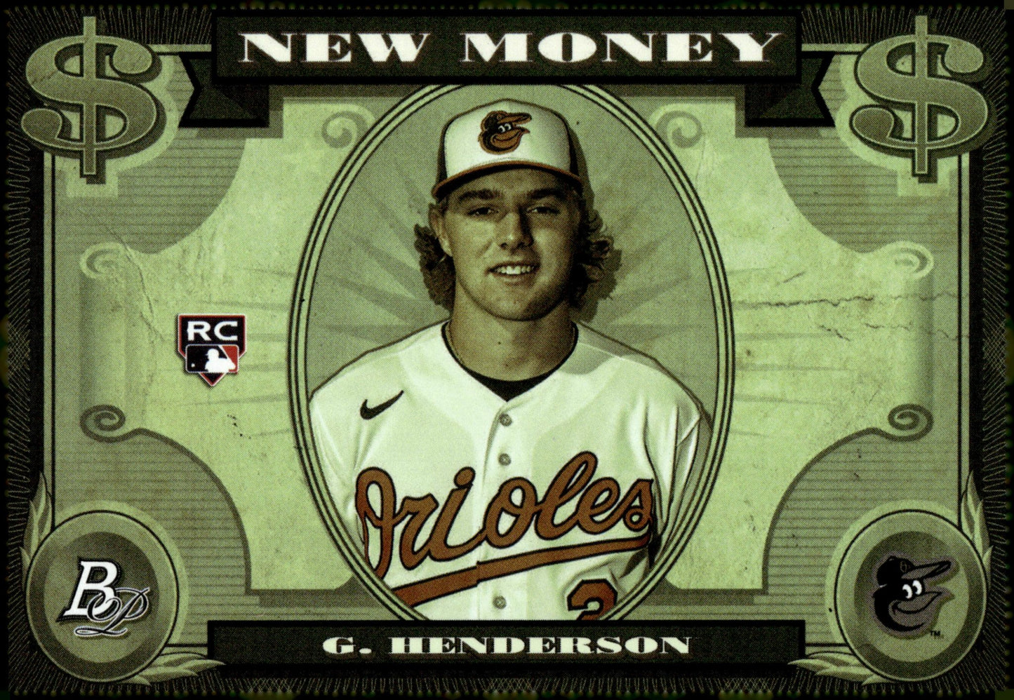 Gunnar Henderson 2023 Bowman Platinum New Money RC #NM - 1 - Collector Store LLC