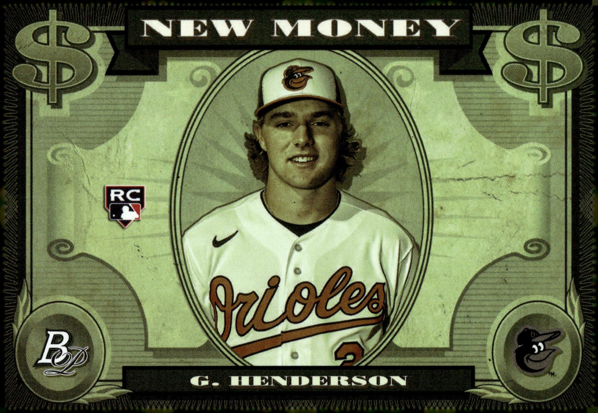 Gunnar Henderson 2023 Bowman Platinum New Money RC #NM - 1 - Collector Store LLC