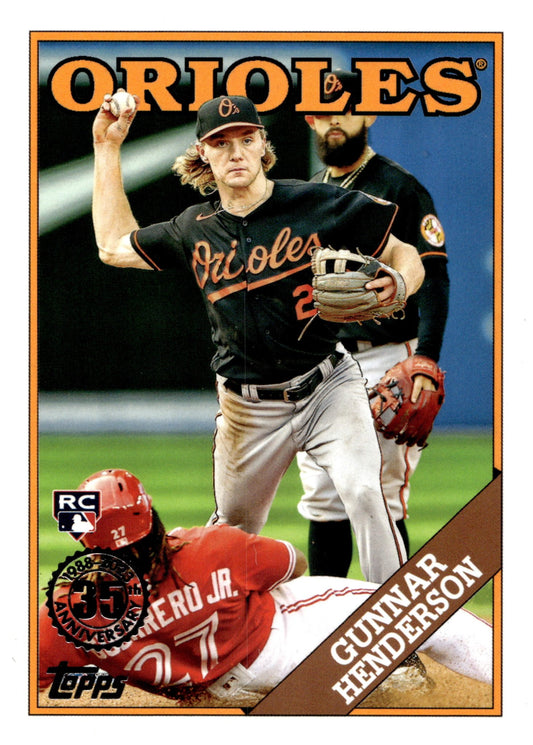 Gunnar Henderson 2023 Topps 35th Anniversary RC 2T88 - 36 1 - Collector Store LLC