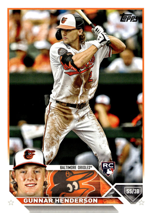 Gunnar Henderson 2023 Topps Series 1 RC 206 1 - Collector Store LLC