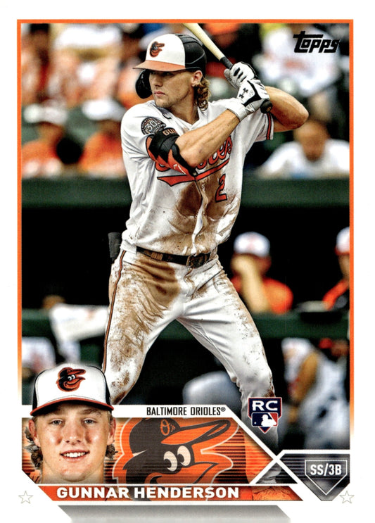 Gunnar Henderson 2023 Topps Series 1 RC 206 2 - Collector Store LLC