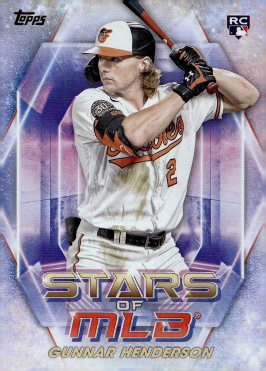 Gunnar Henderson 2023 Topps Series 2 Stars of the MLB Foil RC SMLB - 37 2 - Collector Store LLC