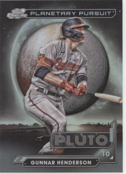 Gunnar Henderson 2024 Cosmic Chrome Planetary Pursuit Pluto Refractor #PPP - 2 - Collector Store LLC