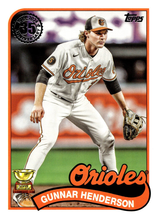 Gunnar Henderson 2024 Topps 35th Anniversary 89B2 - 10 - Collector Store LLC