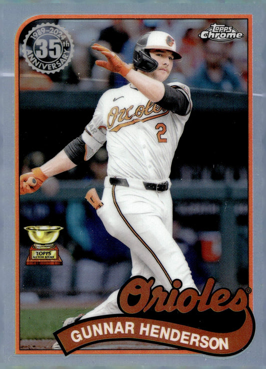 Gunnar Henderson 2024 Topps Chrome 35th Anniversary Refractor 89CU - 12 - Collector Store LLC