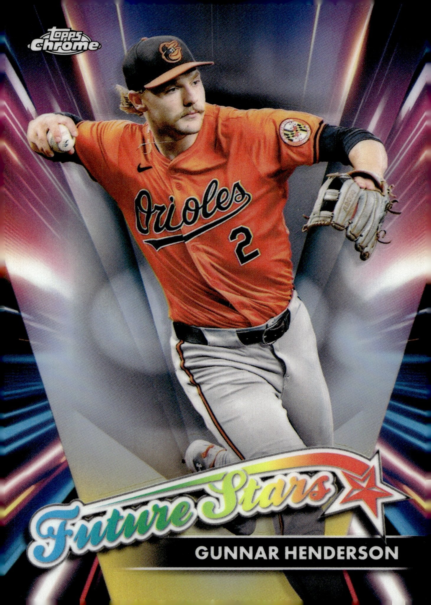 Gunnar Henderson 2024 Topps Chrome Future Stars Refractor #FSU - 2 #2 - Collector Store LLC