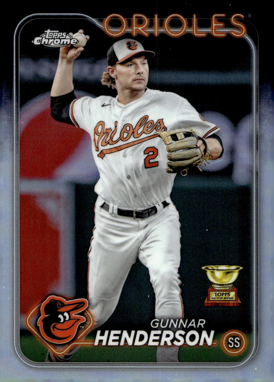 Gunnar Henderson 2024 Topps Chrome Refractor 36 - Collector Store LLC