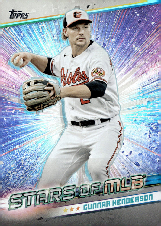 Gunnar Henderson 2024 Topps Series 1 Stars of MLB SMLB - 33 1 - Collector Store LLC