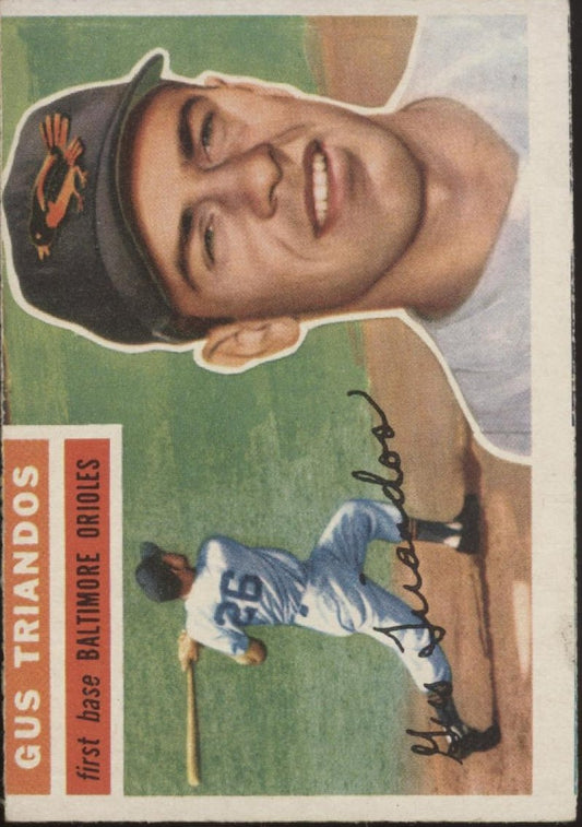 Gus Triandos 1956 Topps #80 Baltimore Orioles EX #1 - Collector Store LLC