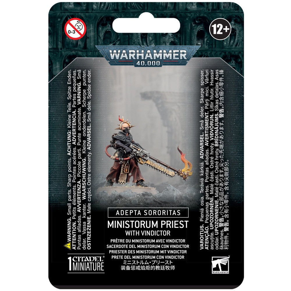 Warhammer 40K: Adepta Sororitas - Ministorum Priest with Vindicator