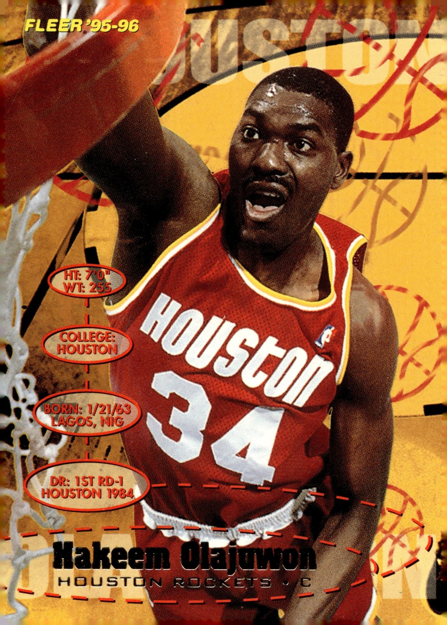 Hakeem Olajuwon Basketball Lot of 10 - Collector Store LLC