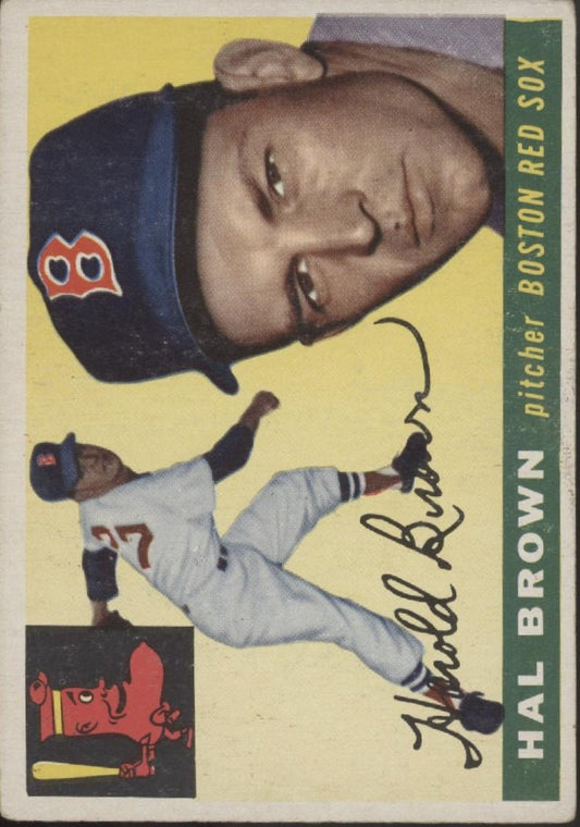 Hal Brown 1955 Topps #148 Boston Red Sox VG #2 - Collector Store LLC