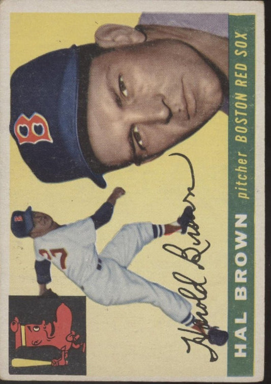 Hal Brown 1955 Topps #148 Boston Red Sox VG #3 - Collector Store LLC