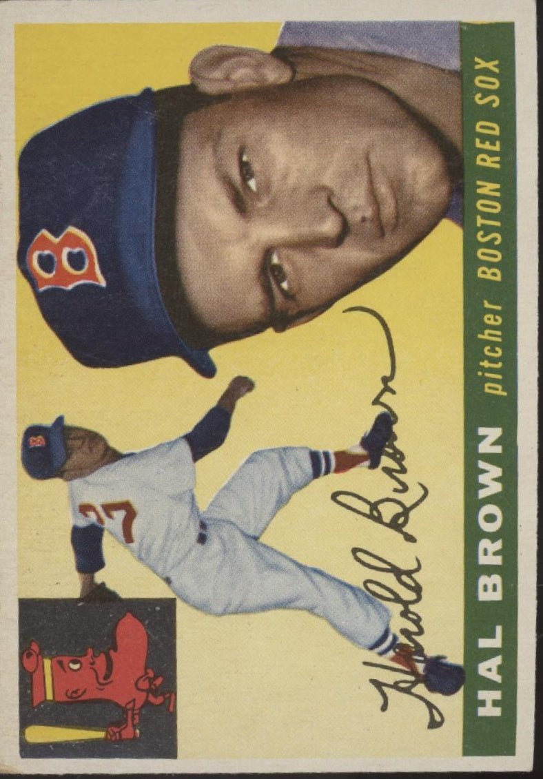 Hal Brown 1955 Topps #148 Boston Red Sox VG - EX #1 - Collector Store LLC