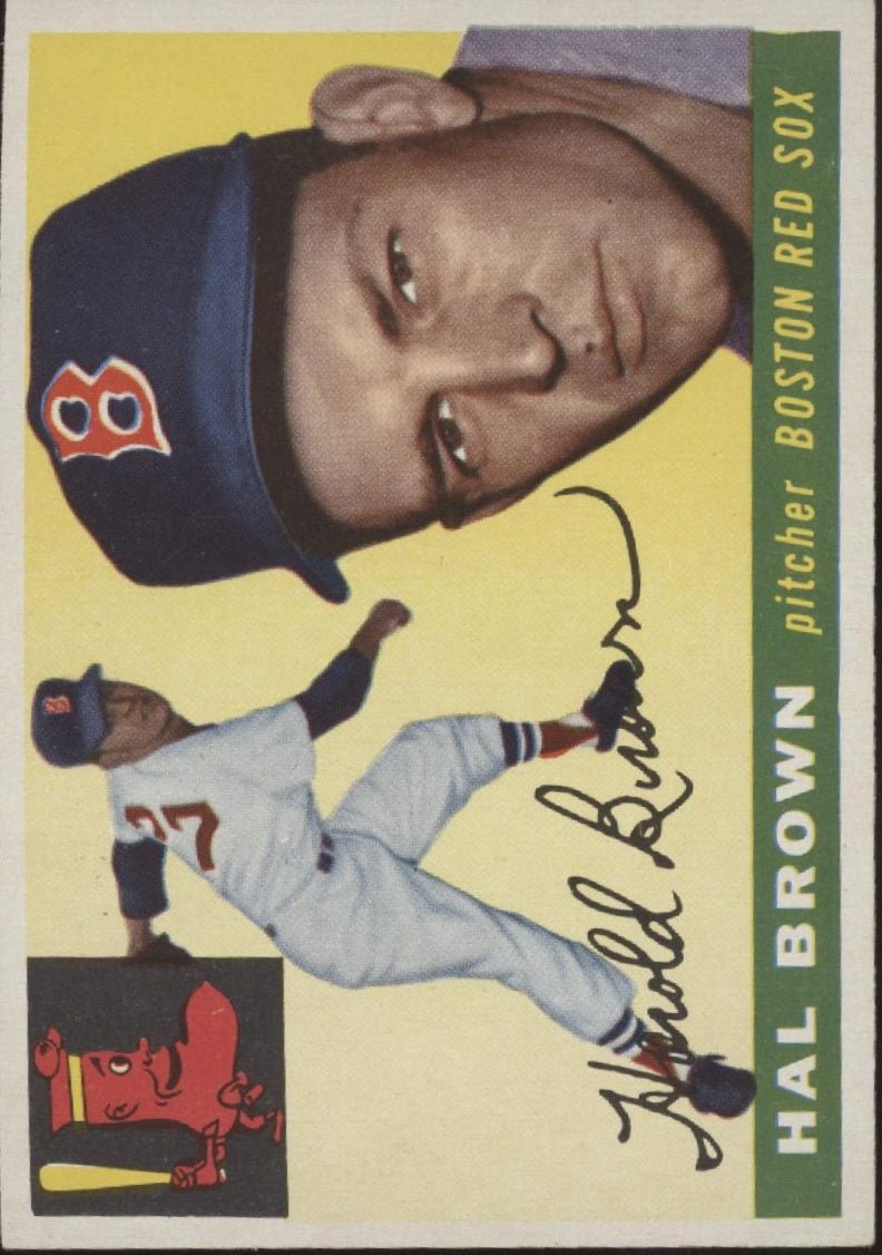 Hal Brown 1955 Topps #148 Boston Red Sox VG - EX #2 - Collector Store LLC