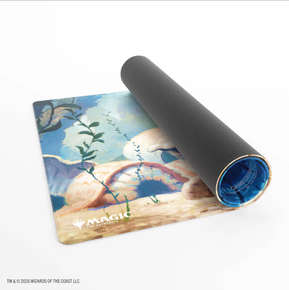 Gamegenic: Magic the Gathering Lorwyn Eclipsed Shiny Playmat (Hallowed Fountain)