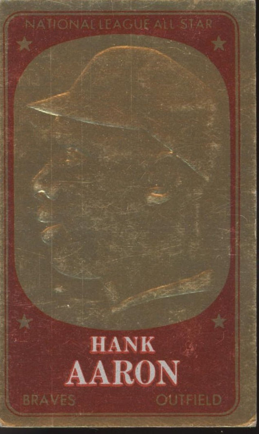 Hank Aaron 1965 Topps Embossed 59 Milwaukee Braves GD - Collector Store LLC