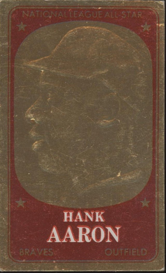 Hank Aaron 1965 Topps Embossed #59 Milwaukee Braves VG - EX - Collector Store LLC