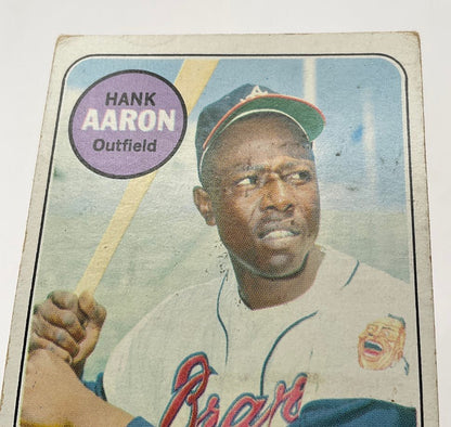 Hank Aaron 1969 Topps #100 Atlanta Braves GD #2 - Collector Store LLC