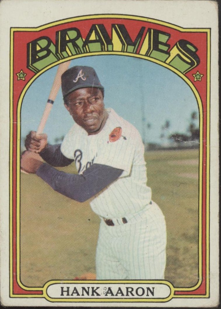 Hank Aaron 1972 Topps #299 Atlanta Braves VG - Collector Store LLC