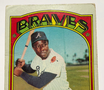 Hank Aaron 1972 Topps #299 Atlanta Braves VG - Collector Store LLC