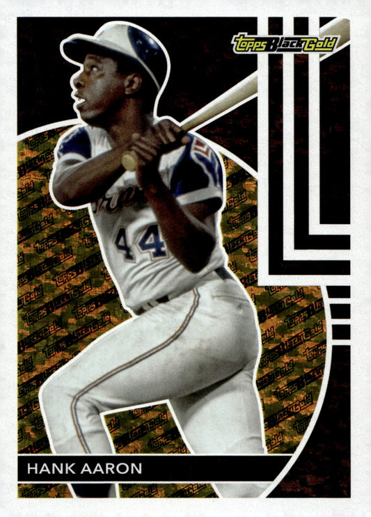 Hank Aaron 2024 Topps Black Gold #BG - 22 - Collector Store LLC