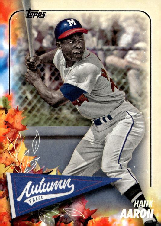 Hank Aaron 2024 Topps Update Series Autumn Tales #AT - 39 - Collector Store LLC