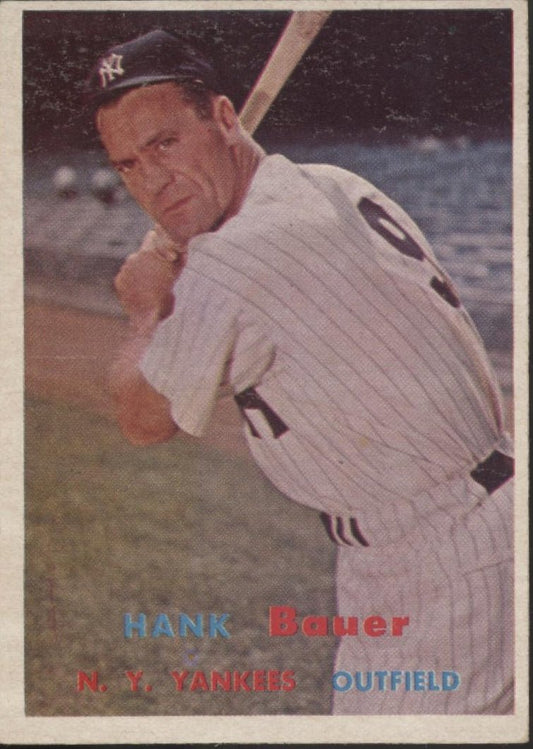 Hank Bauer 1957 Topps #240 New York Yankees GD - Collector Store LLC