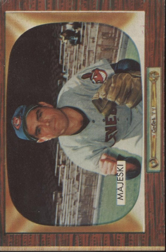 Hank Majeski 1955 Bowman #127 Cleveland Indians VG - EX - Collector Store LLC