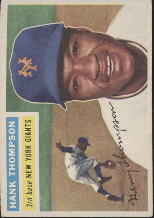 Hank Thompson 1956 Topps #199 New York Giants VG - Collector Store LLC