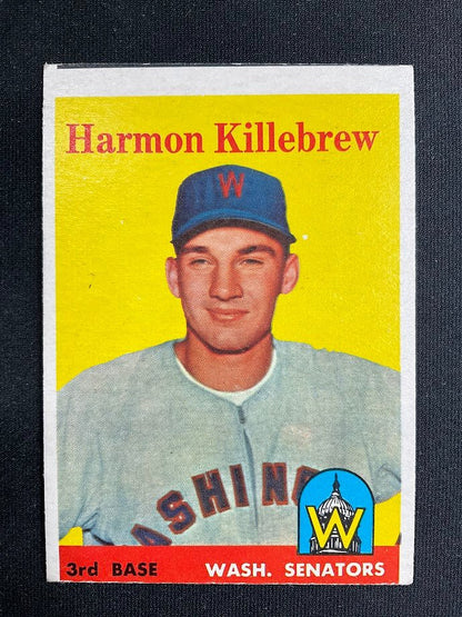 Harmon Killebrew 1958 Topps #288 Washington Senators VG - EX - Collector Store LLC