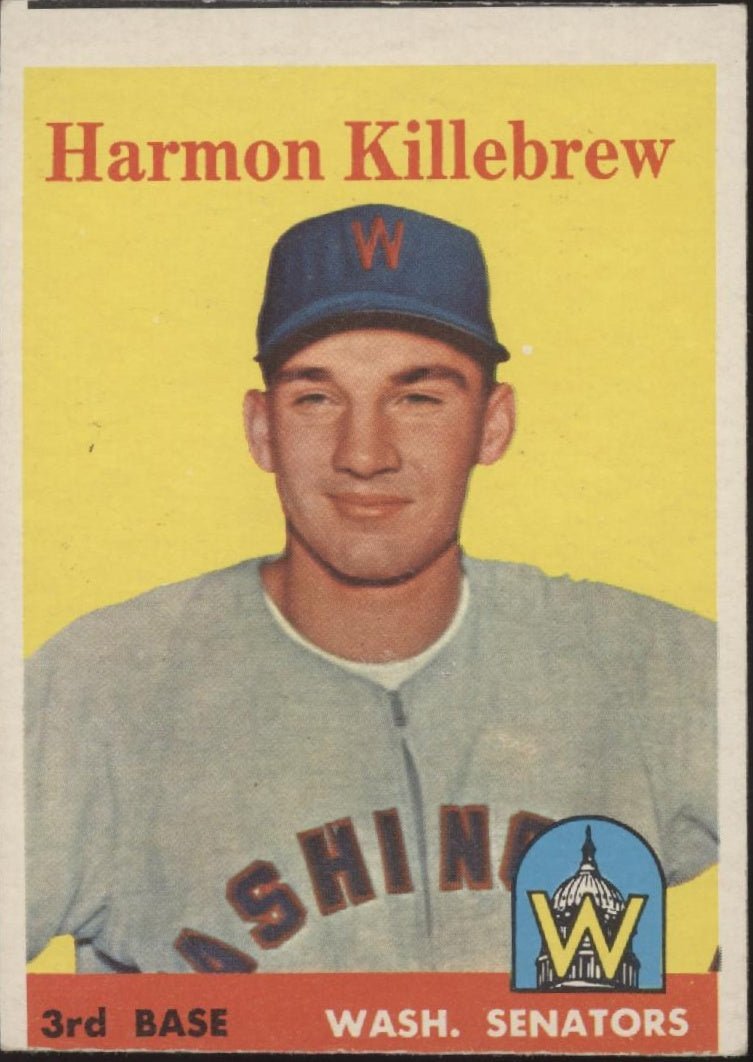 Harmon Killebrew 1958 Topps #288 Washington Senators VG - EX - Collector Store LLC