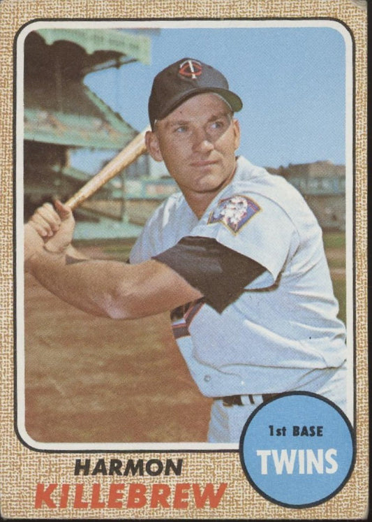 Harmon Killebrew 1968 Topps #220 Minnesota Twins VG - Collector Store LLC