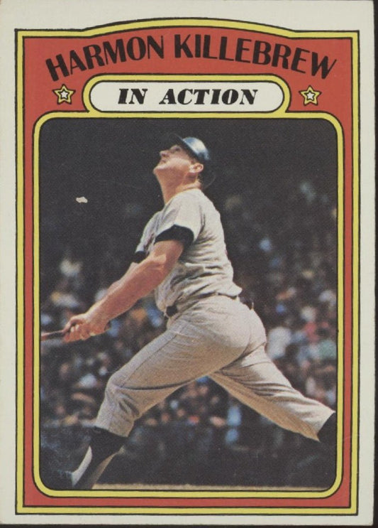 Harmon Killebrew 1972 Topps In Action #52 Minnesota Twins VG - EX #1 - Collector Store LLC