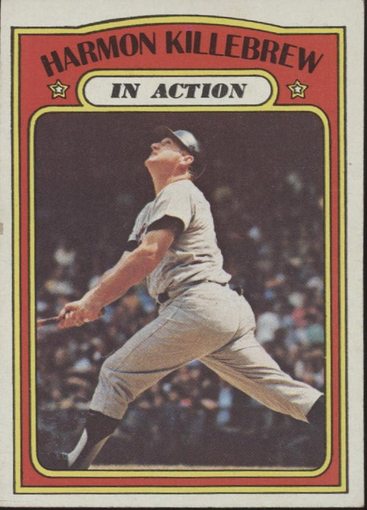 Harmon Killebrew 1972 Topps In Action #52 Minnesota Twins VG - EX #2 - Collector Store LLC