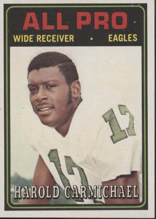 Harold Carmichael 1974 Topps RC #121 Philadelphia Eagles EX #2 - Collector Store LLC