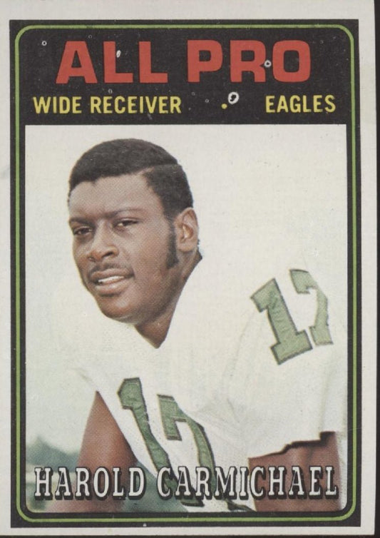 Harold Carmichael 1974 Topps RC #121 Philadelphia Eagles EX - Collector Store LLC