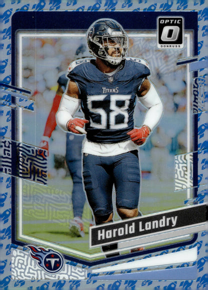 Harold Landry 2023 Panini Donruss Optic Rocket Prizm #191 - Collector Store LLC