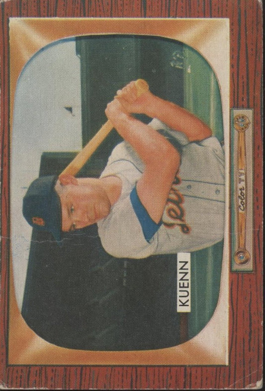 Harvey Kuenn 1955 Bowman #132 Detroit Tigers GD - Collector Store LLC