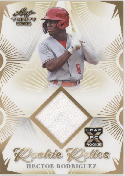 Hector Rodriguez 2023 Leaf Trinity Rookie Relics Swatch RC #RR - 21 - Collector Store LLC