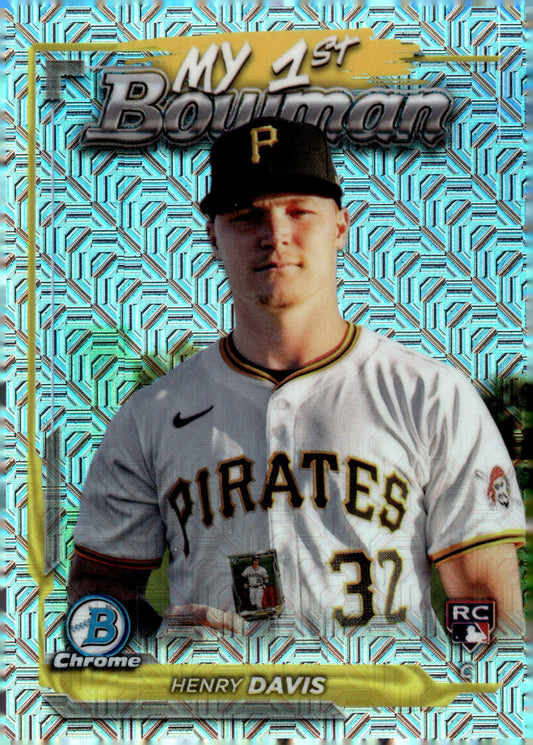 Henry Davis 2024 Bowman Chrome My 1st Bowman Mojo Refractor RC M1B - 35 2 - Collector Store LLC