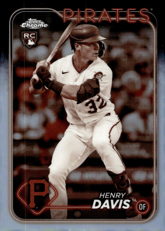 Henry Davis 2024 Topps Chrome Sepia Refractor RC 260 1 - Collector Store LLC