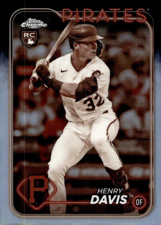 Henry Davis 2024 Topps Chrome Sepia Refractor RC 260 3 - Collector Store LLC