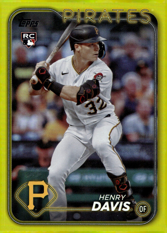 Henry Davis 2024 Topps Series 1 Gold Foil RC #295 - Collector Store LLC