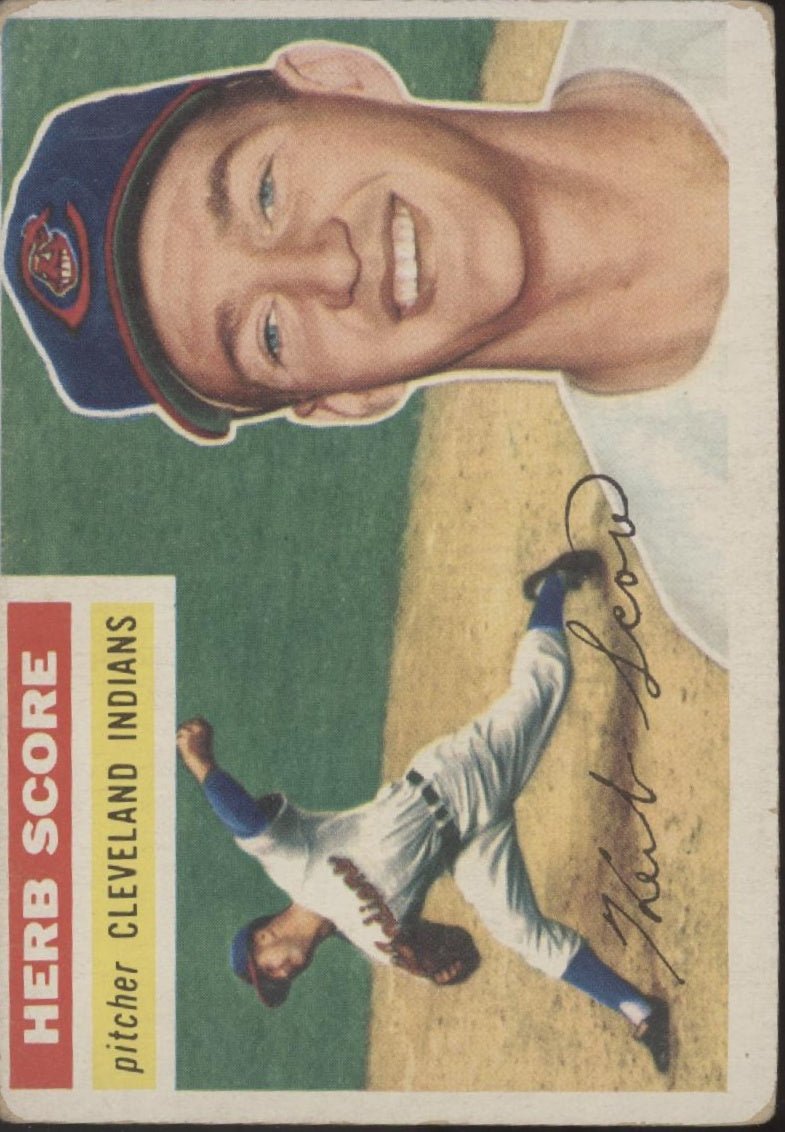 Herb Score 1956 Topps #140 Cleveland Indians VG - Collector Store LLC