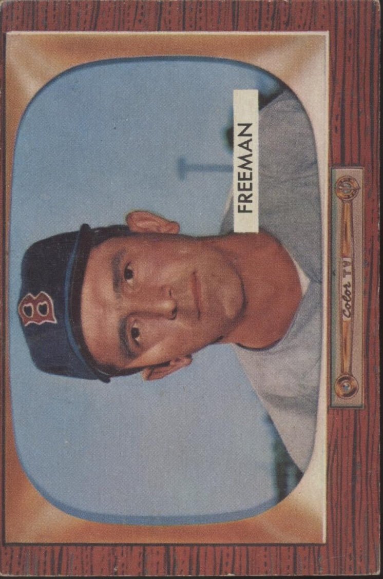 Hershell Freeman 1955 Bowman RC #290 Boston Red Sox VG - EX - Collector Store LLC