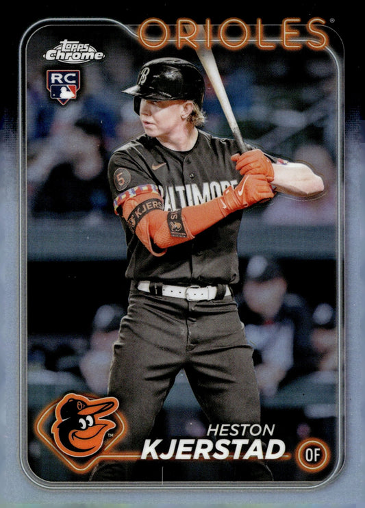 Heston Kjerstad 2024 Topps Chrome Refractor RC #142 - Collector Store LLC